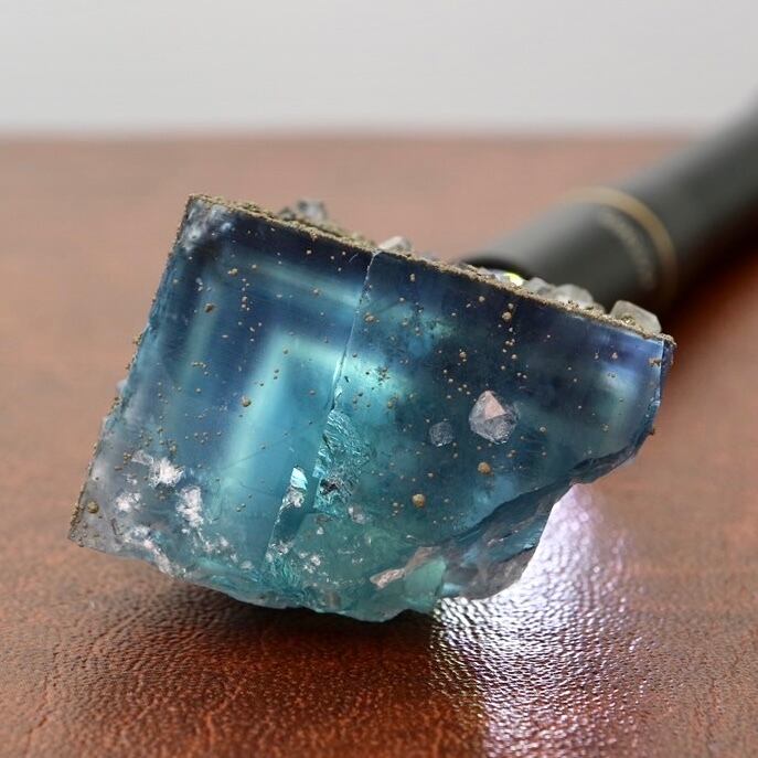 フローライト / クォーツ / パイライト【Quartz with Pyrite on