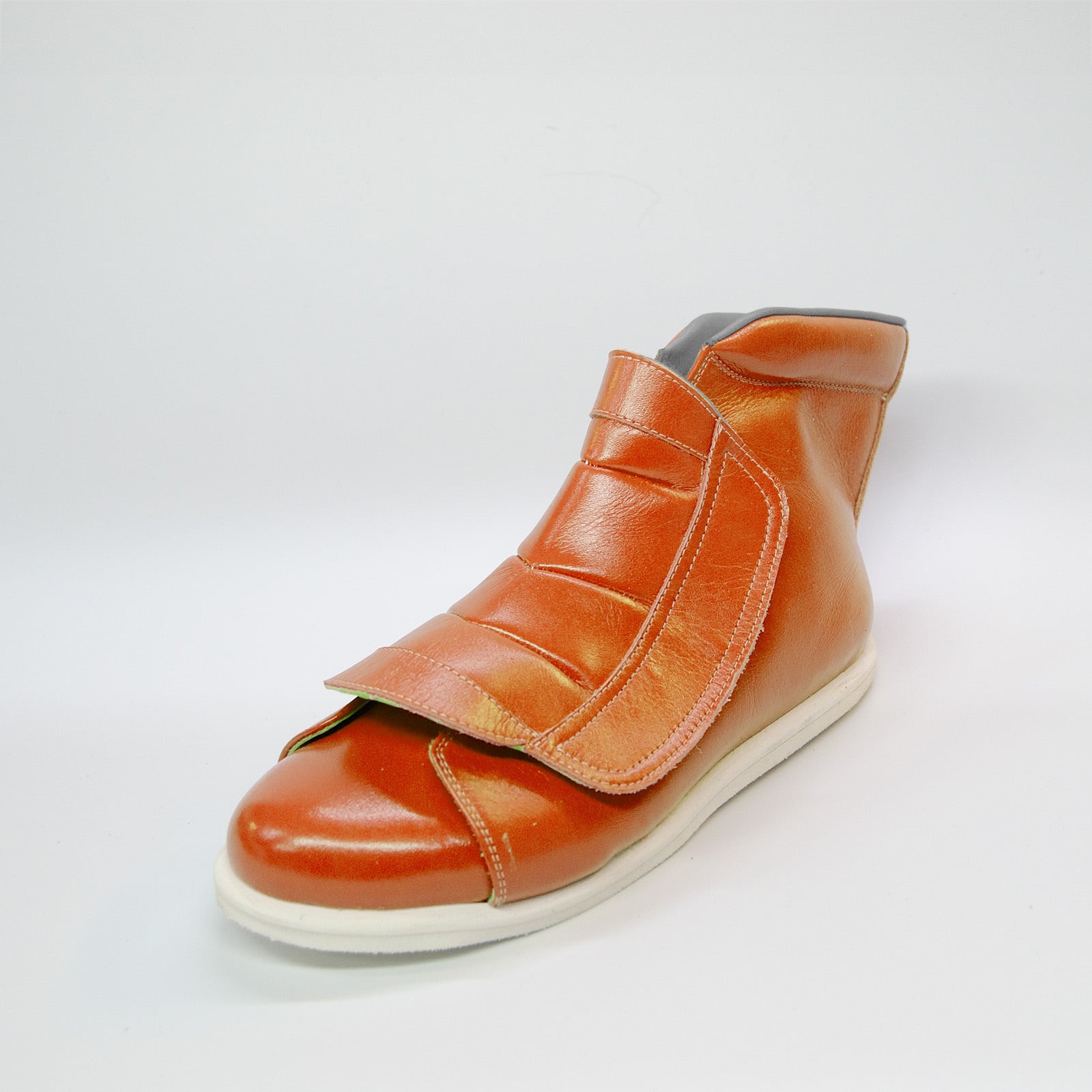 ハカセ靴 紐なし オレンジ | 車いす専用「はかせ靴」TONE