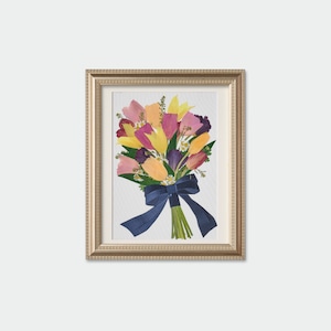 ブレッシング L アンティークゴールド　『受注商品・押し花』　【送料無料】