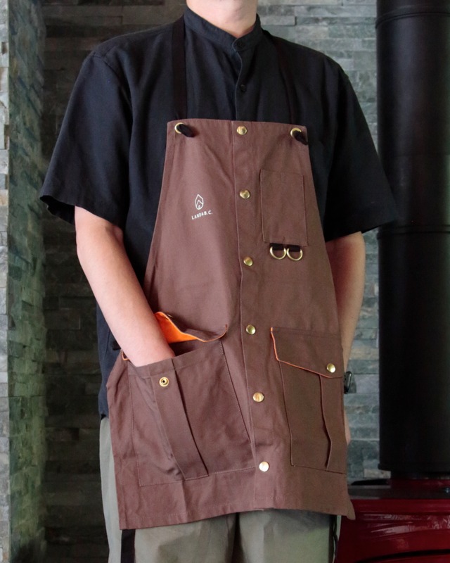 Hunt apron BR / ハントエプロン（ブラウン）
