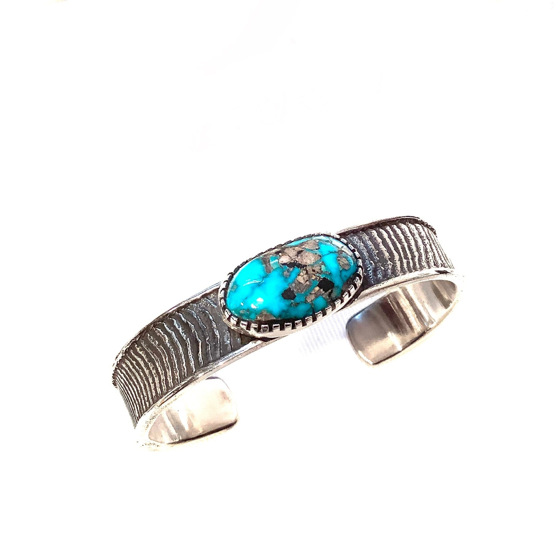 WHEELWORKS ホイールワークス Morenci Turquoise CuttleFishBone Bangle TufaCast  モレンシーターコイズ バングル 　インディアンジュエリー | FirstOrderJewelry ファーストオーダージュエリー代官山  SilverJewelry