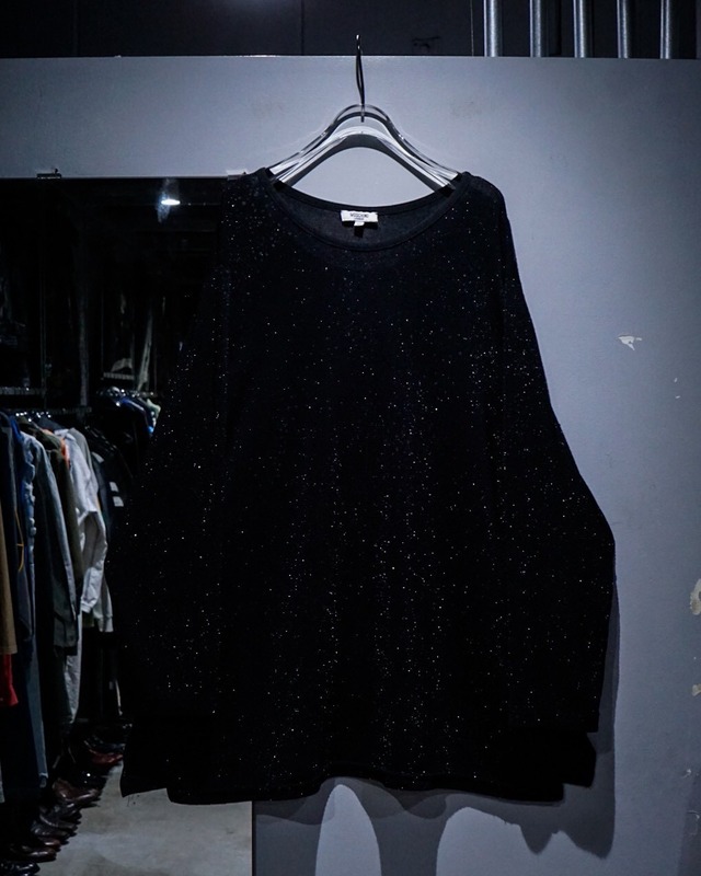 【add (C) vintage】“MOSCHINO” Glitter L/S Pullover Knit