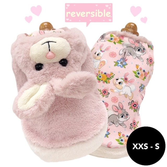 circus circus（サーカスサーカス）Toy Bunny reversible coat XXS, XS, SS, Sサイズ