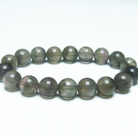 ラビットヘアー フローライト ブレスレット 11mm [M便 1/10] 111-24958