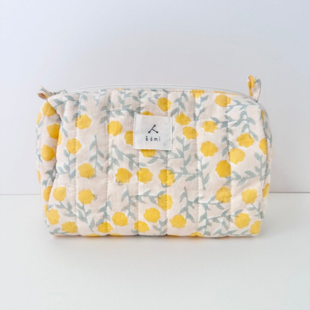 admi キルティングマチポーチL Diary 01 イエロー ad05