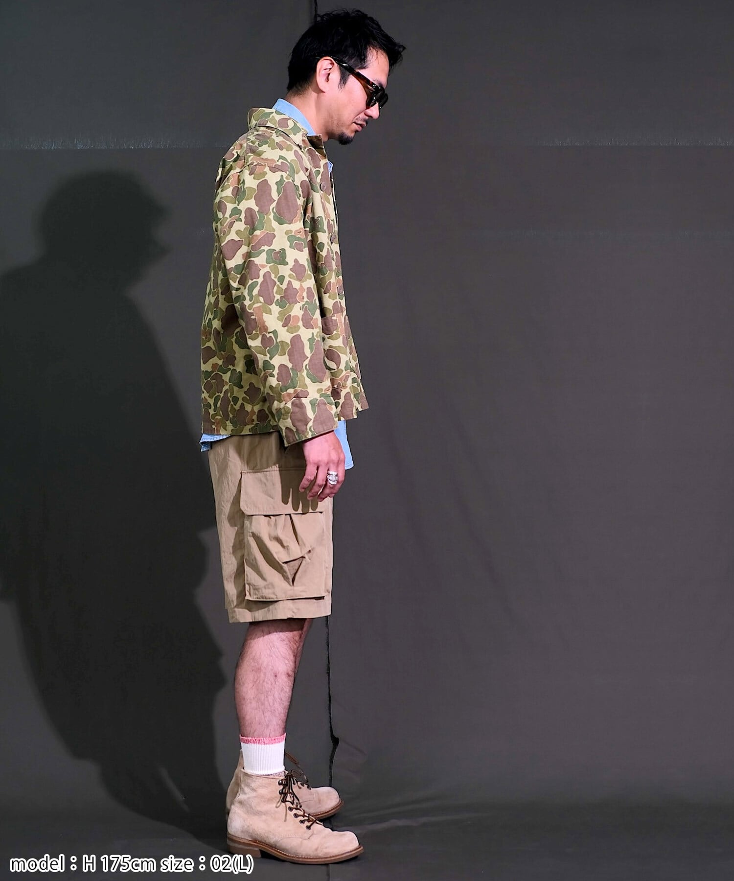 SLEEPING FROGSKIN CAMO SHIRTS JK スリーピング フロッグスキン カモ