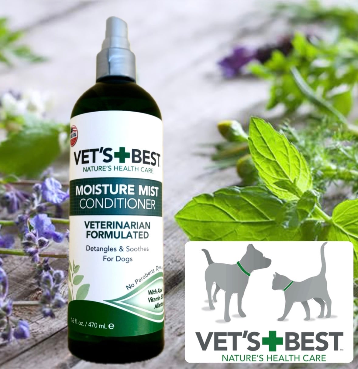 犬・殺菌シャンプー VET'S BESTティーツリーオイルシャンプー/ 忌避