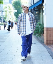 【#Re:room】SWITCHING CHECK BIG SHIRTS［RES089］