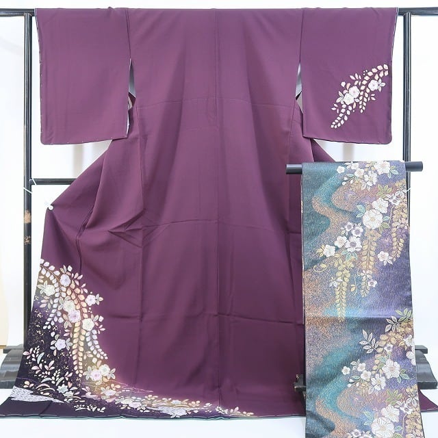 新品 3点セット 翠山工房 桐屋の辻ヶ花 やまと扱い 着物“花々と 新品 3点セット 翠山工房 桐屋の辻ヶ花 やまと扱い 着物“花々と