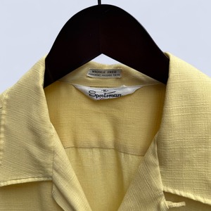 SPORTSMAN OF CALIFORNIA RAYON OPEN COLLAR SHIRT