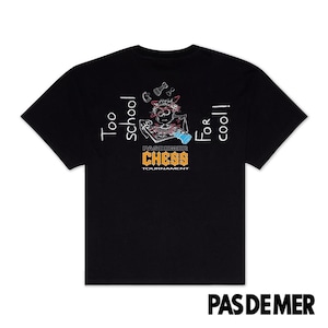 【PAS DE MER/パドゥメ】CHESS T-SHIRT Tシャツ / BLACK / SS26-14030