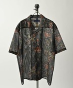 many men many mind Russell print shirt (real tree) M2515087