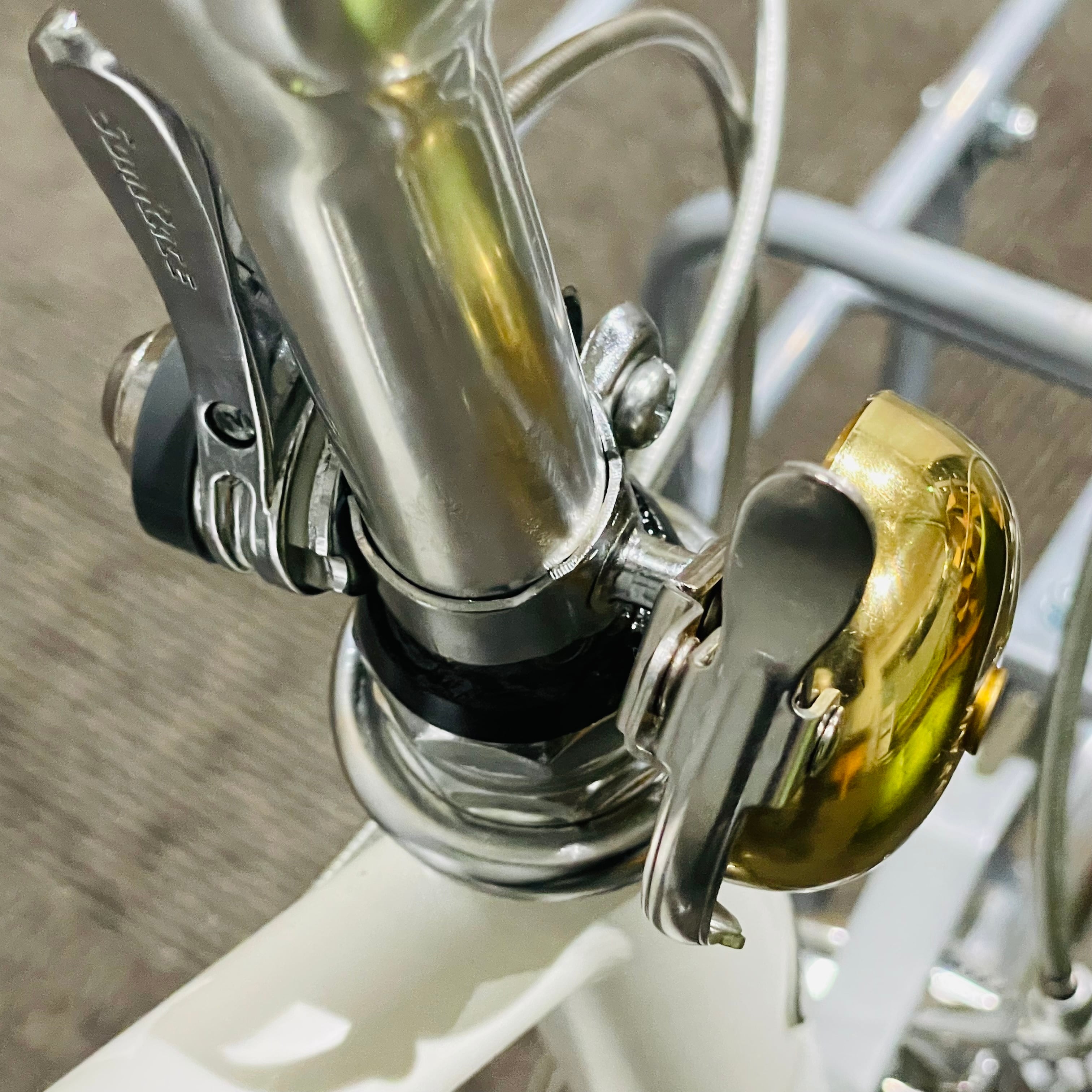 真鍮ベルXシフトレバー | 自転車工房 CYCLE MAKES