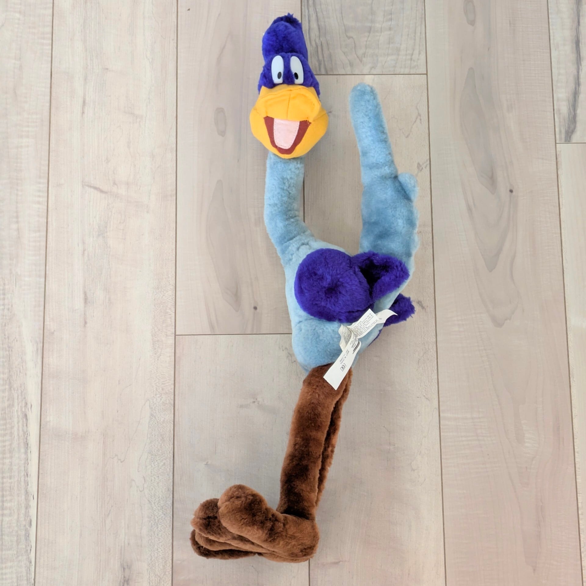 ☆VINTAGE 1997☆【 Looney Tunes ( ルーニーテューンズ )】ロードランナー / BIGベンダブルぬいぐるみ / プラッシュ 〚アメリカン雑貨 アメトイ〛