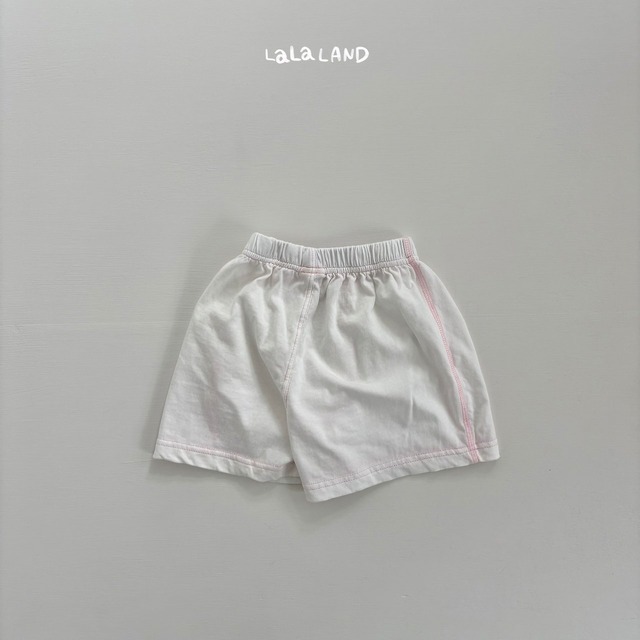 《予約》送料無料【lalaland】Color Stitch Shorts