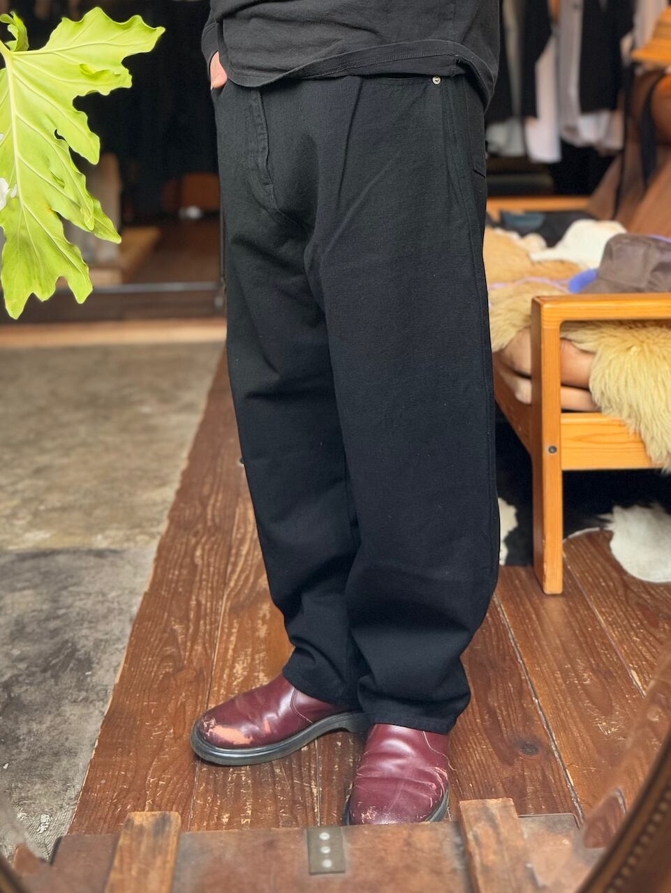 HEALTH / 5POCKET PANTS BLK | EE ONLINE STORE -