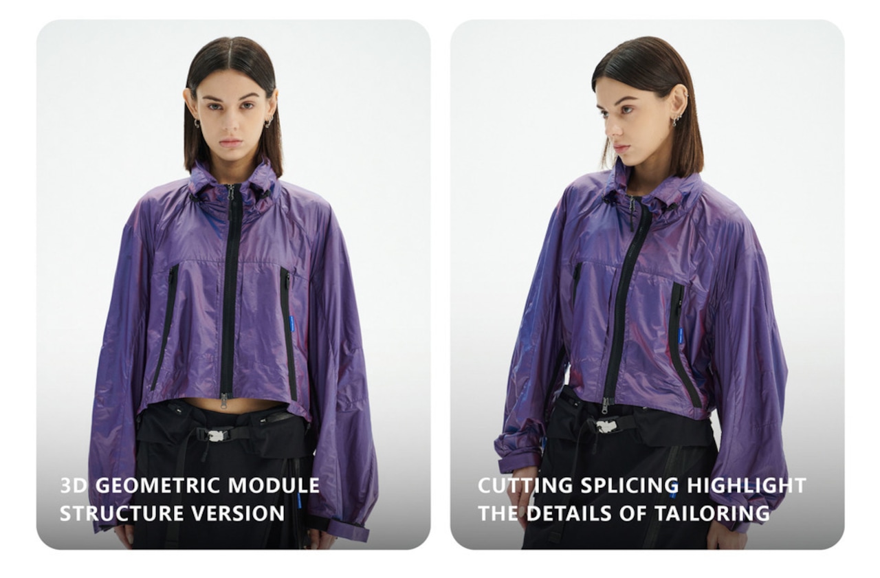 REINDEE LUSION 24SS スタンドカラーグラデーションジャケット