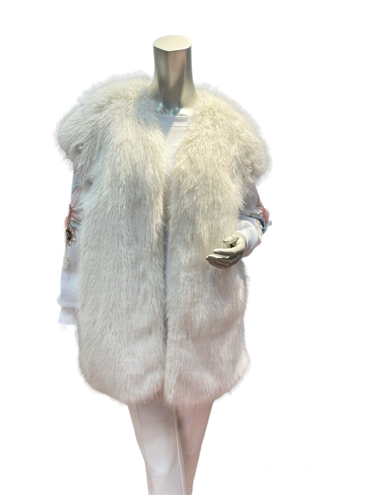 2021年最新海外 ラビットファー♡ロングジレ♡ロングベスト♡セレクト