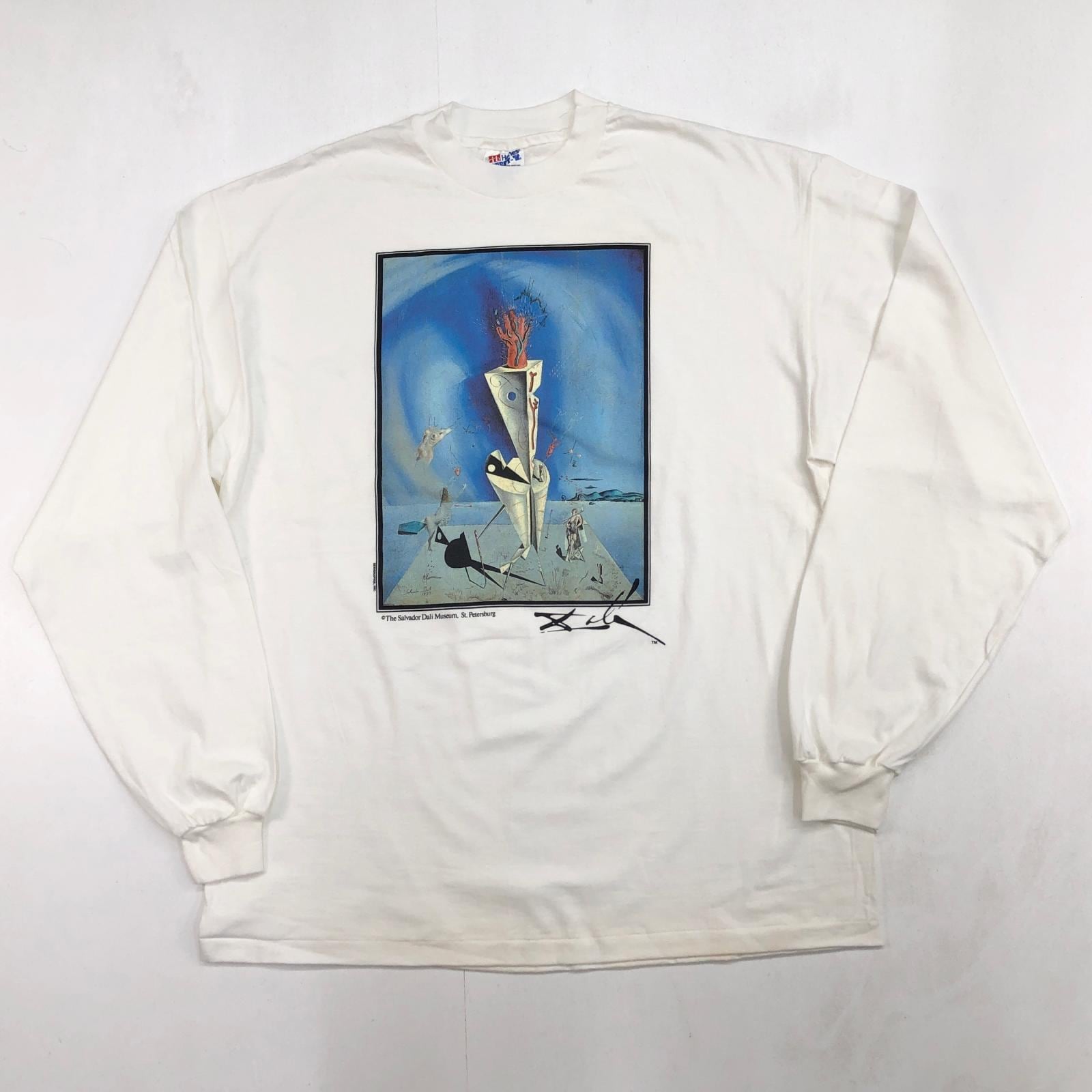 HANES ヘインズ 90年代 USA製 サルバドール ダリ 器官と手 シュール