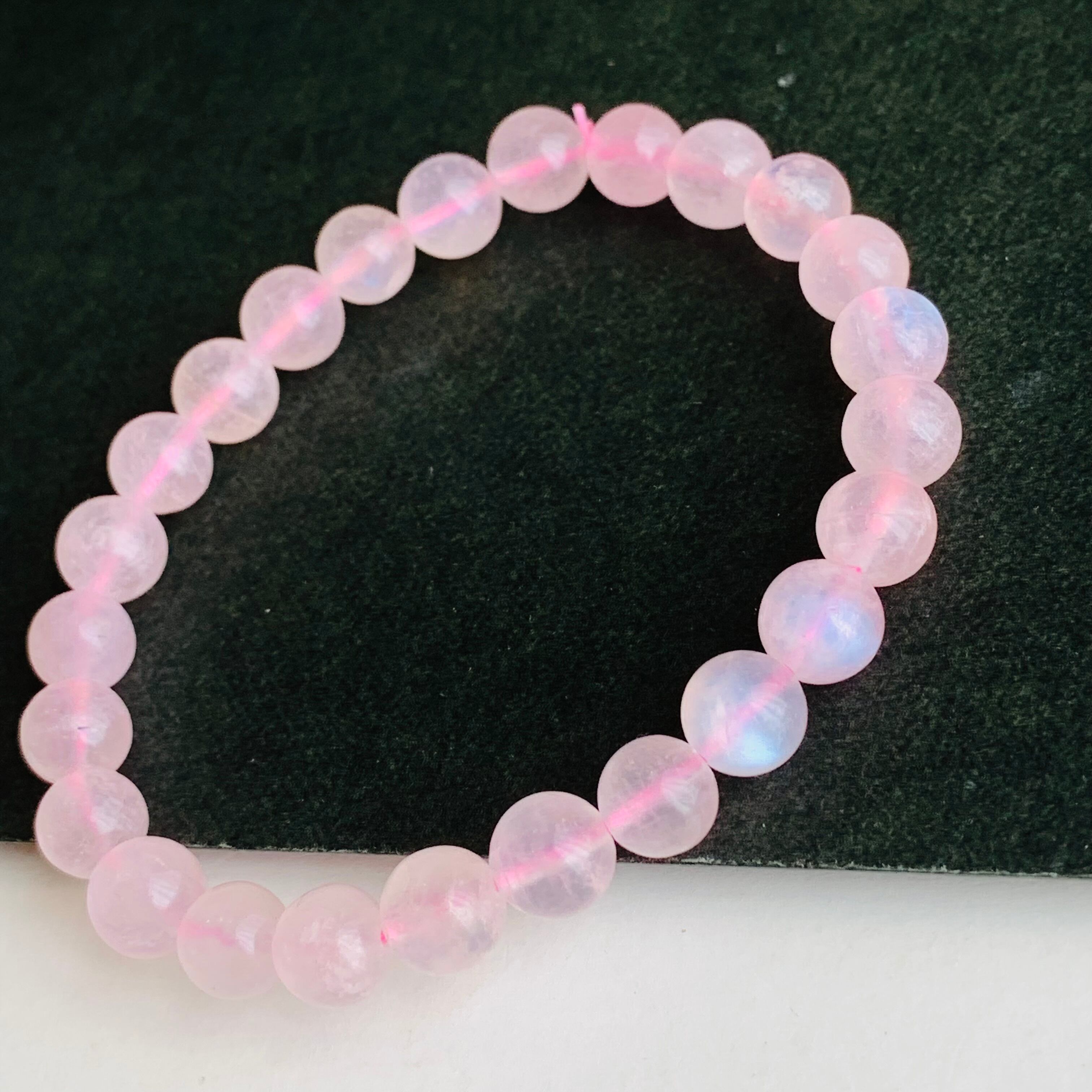 トルマリン 桜ピンク お姫様配色 ブレスレット バングル レア No.223