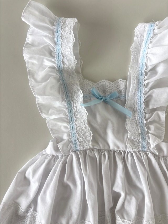 【3T相当・vintage 】エプロン付きdress
