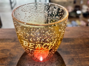 バブルアクリルタンブラー  [カラー: イエロー×ピンク]