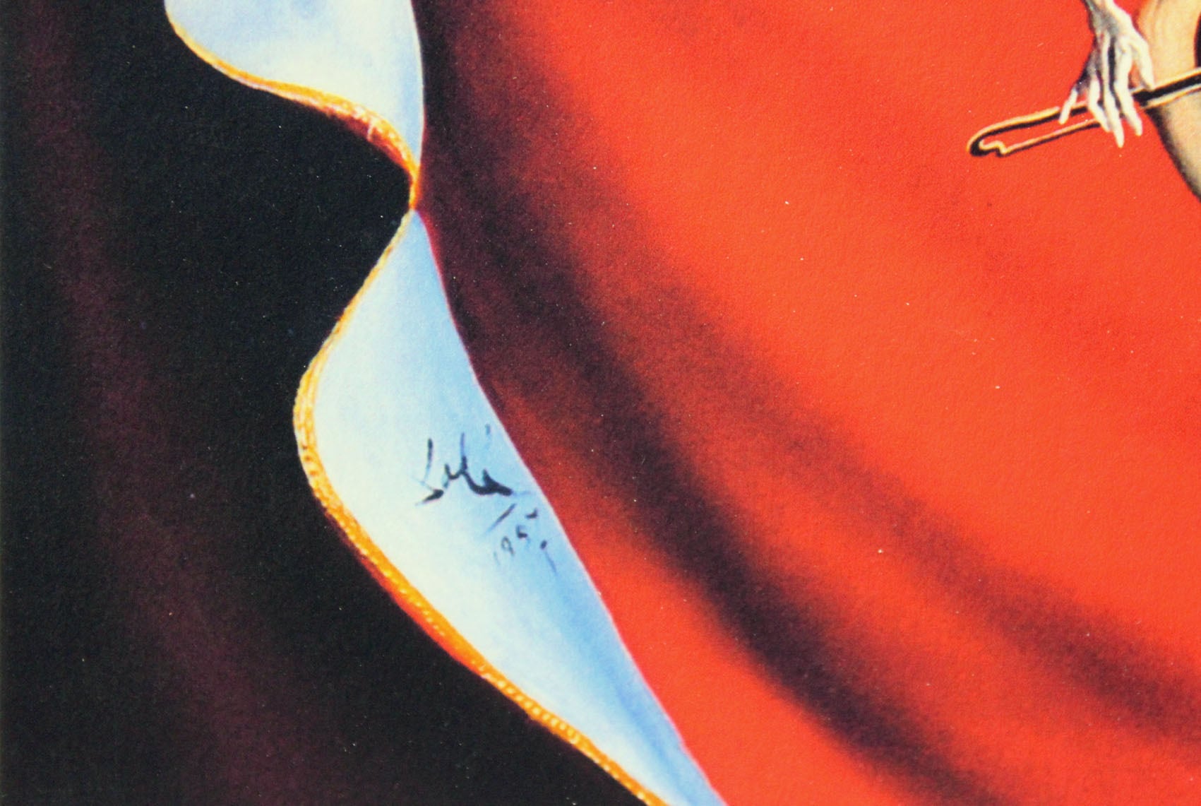 サルバドール・ダリ「ミュージカル・テンペスト」作品証明書・展示用フック・限定375部エディション付複製画ジークレ