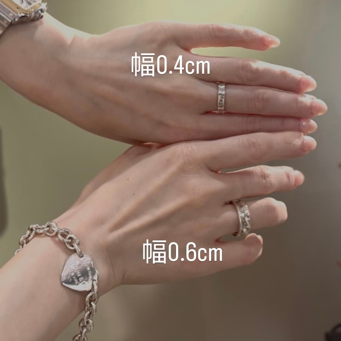 TIFFANY&CO】【10号】T1998 T&CO ティファニーナローデザインシルバー