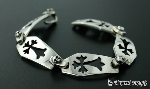 THIRTEENDESIGNS サーティーンデザインズ KB-CF2 COFFIN CROSS BRACELET