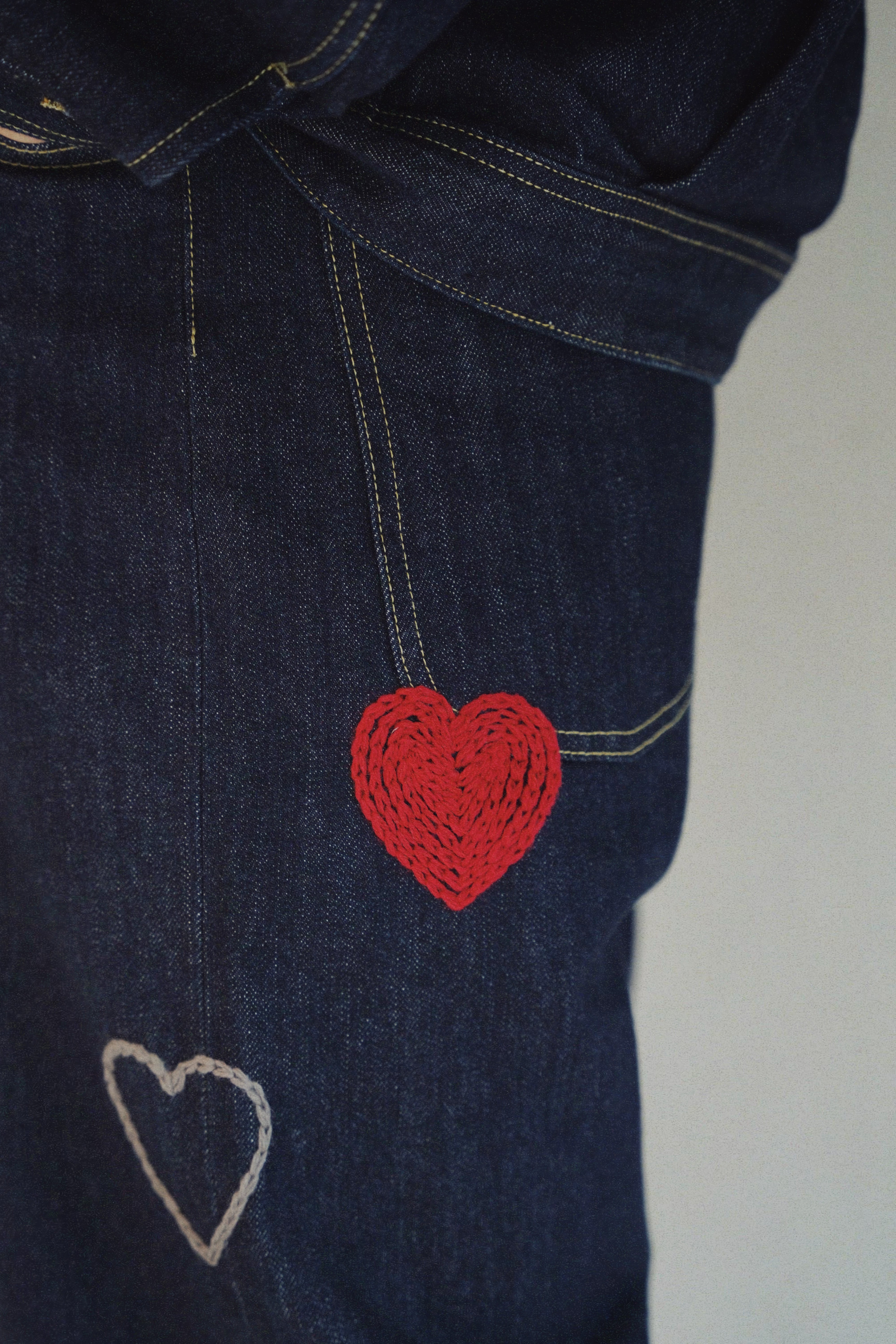 CC HAPPY DENIM 5P PANTS -HEARTFULL O.W- | BEARD ROOM