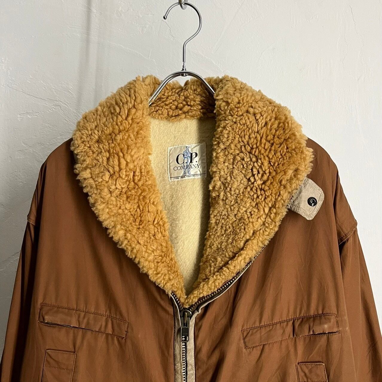 90s C.P.COMPANY Boa Lining Cotton Poplin Blouson 