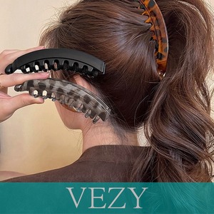ヘアクリップ バナナクリップ 髪留め ヘアアクセサリー 浴衣まつり カジュアル フェミニン シンプル プレゼント 髪飾り 結婚式二次会 おしゃれ ヘアアクセサリー VEZY ベジー ItemNo.【23732194】