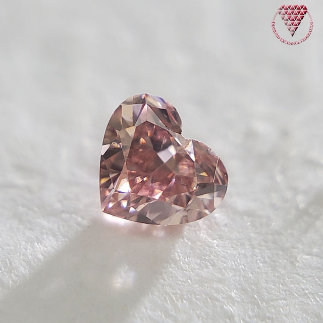 0.062 ct Fancy Intense Pink SI1 天然 ピンク ダイヤモンド ハートシェイプ ルース