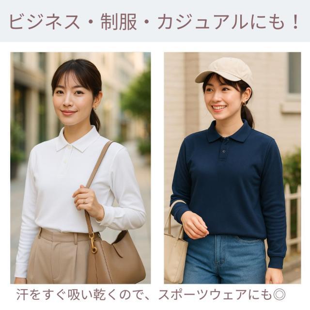 送料無料 新品   レディース ポロシャツ XXL ポロシャツ レディース 白 胸ポケット付き 無地 半袖 大きいサイズ