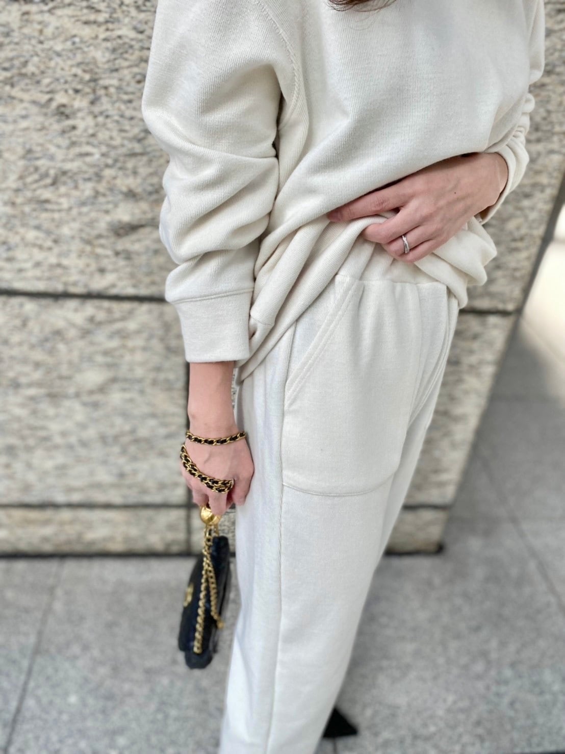 VERY掲載商品〉knit style sweat setup 3色 | IVY select - 大人可愛い 