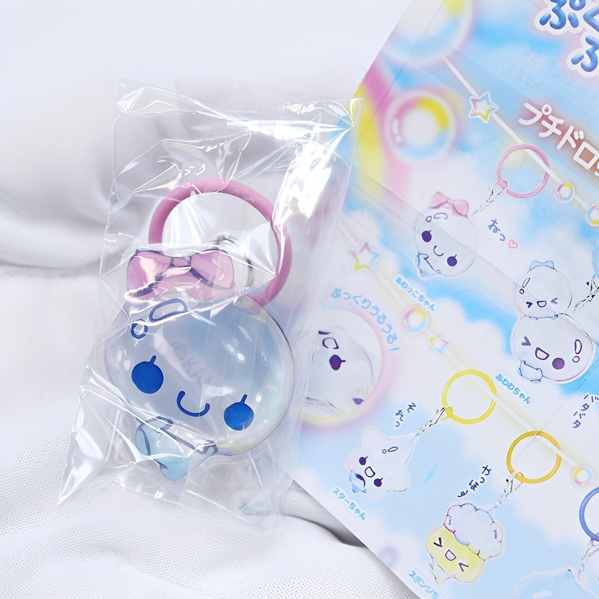 フルコンプ】 ぷくぷくあわわちゃん プチドロップ風めじるしマスコット