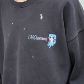 fox print fade peinted sweat