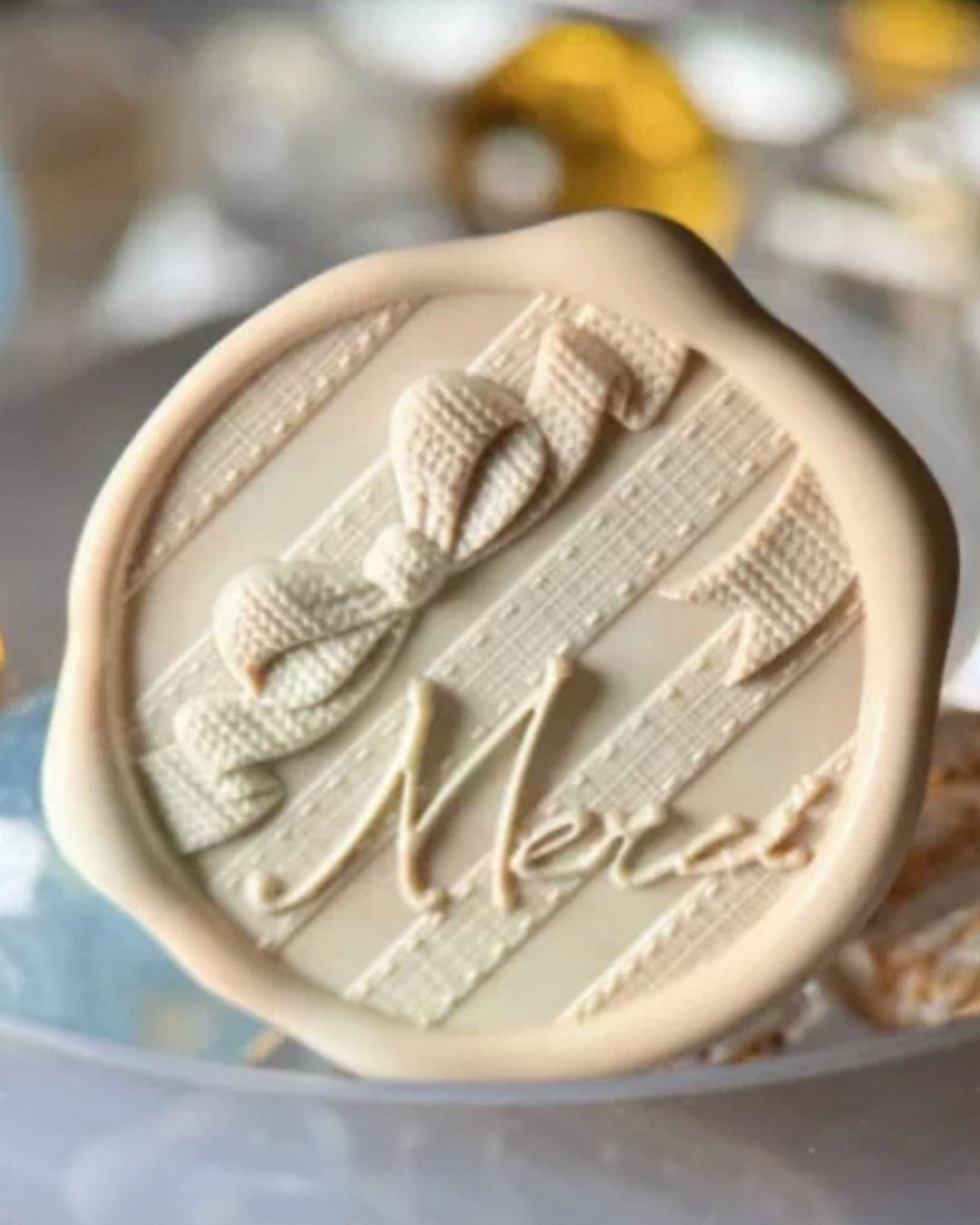 Wax Stamp -Merci ribbon-スタンプヘッド