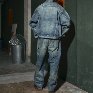 ヴィンテージパッチ フェードデニムパンツ N3539