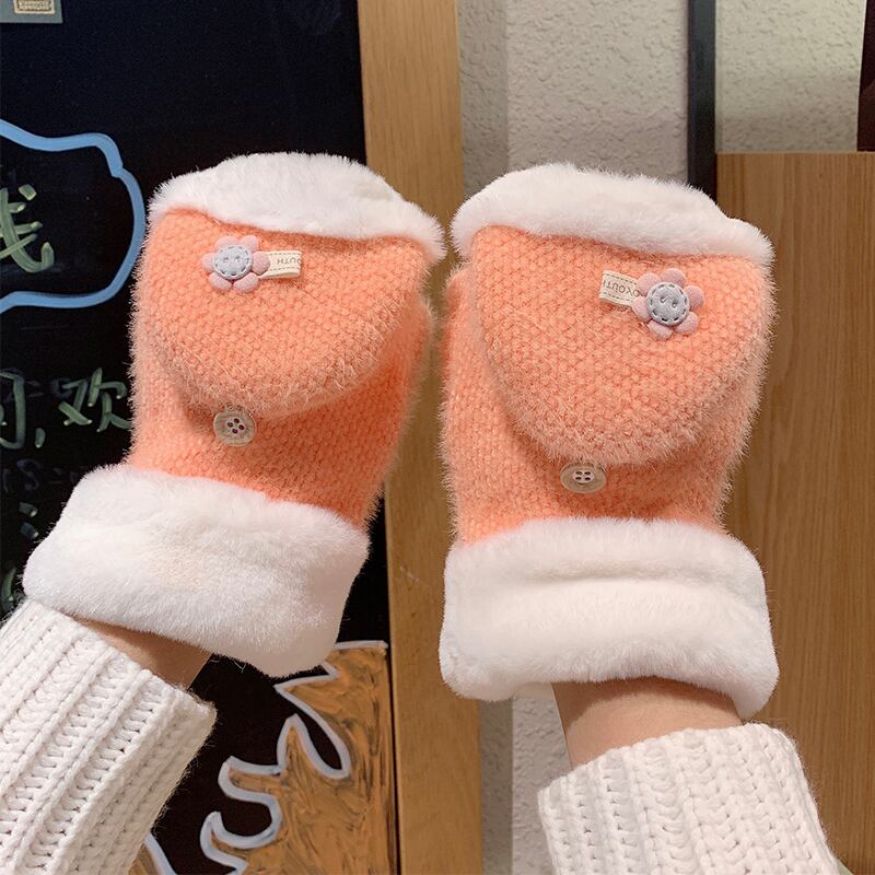 グローブ ウィンターベルベット 大人ガーリー スウィート キュート カジュアル 冬物 ブラック・アイド・ピーズ18338570071