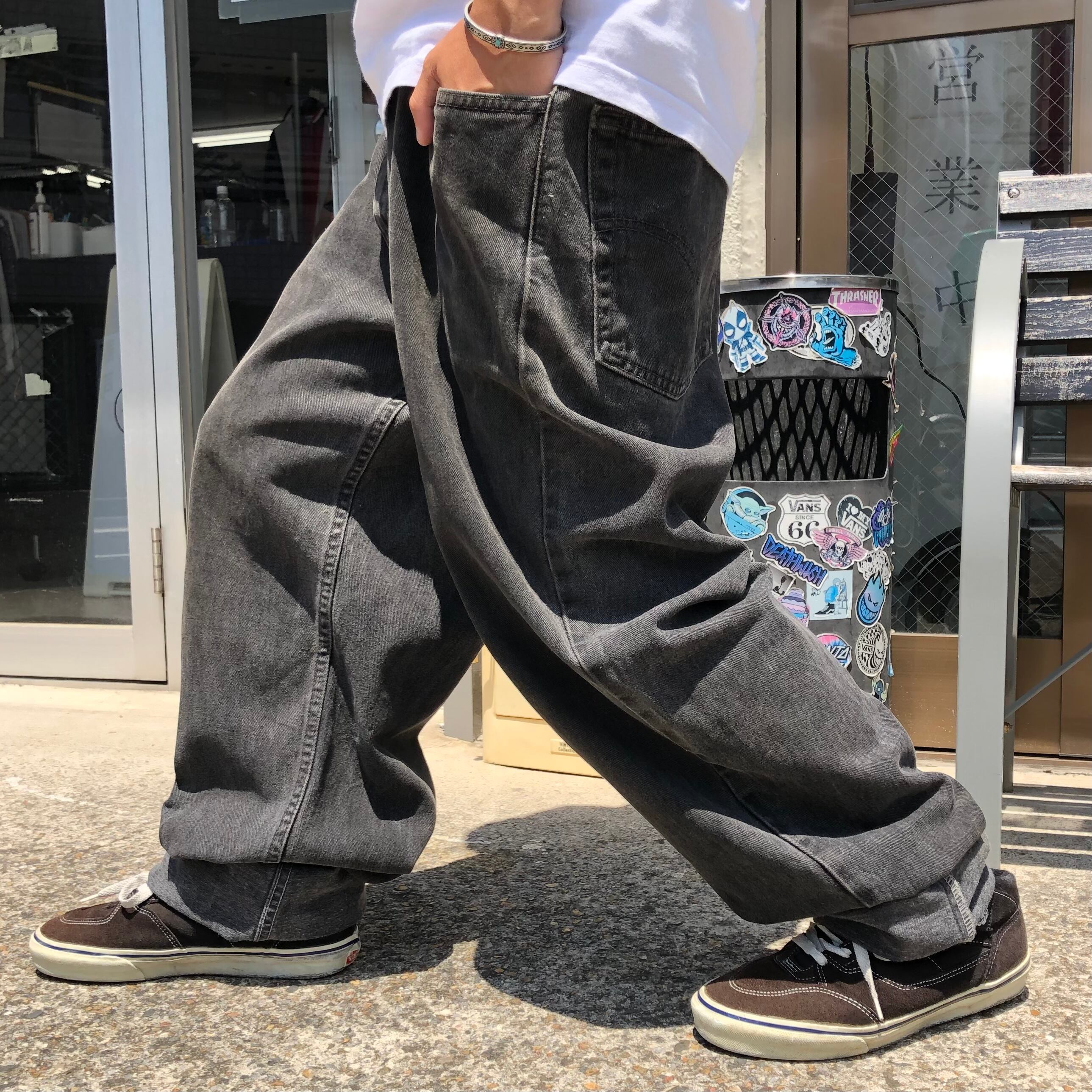 90's OLD VANS:オールド バンズ デニム ハーフパンツ バギー