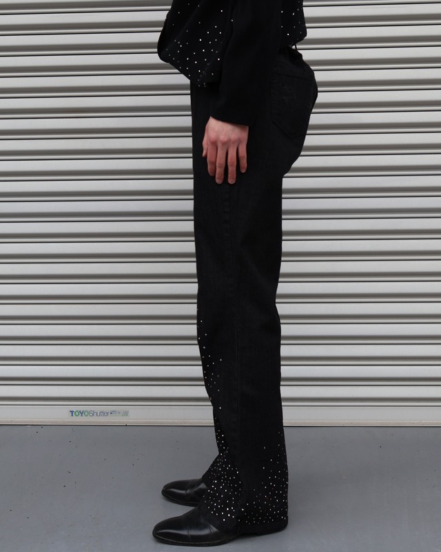 GALAXY wide straight denim