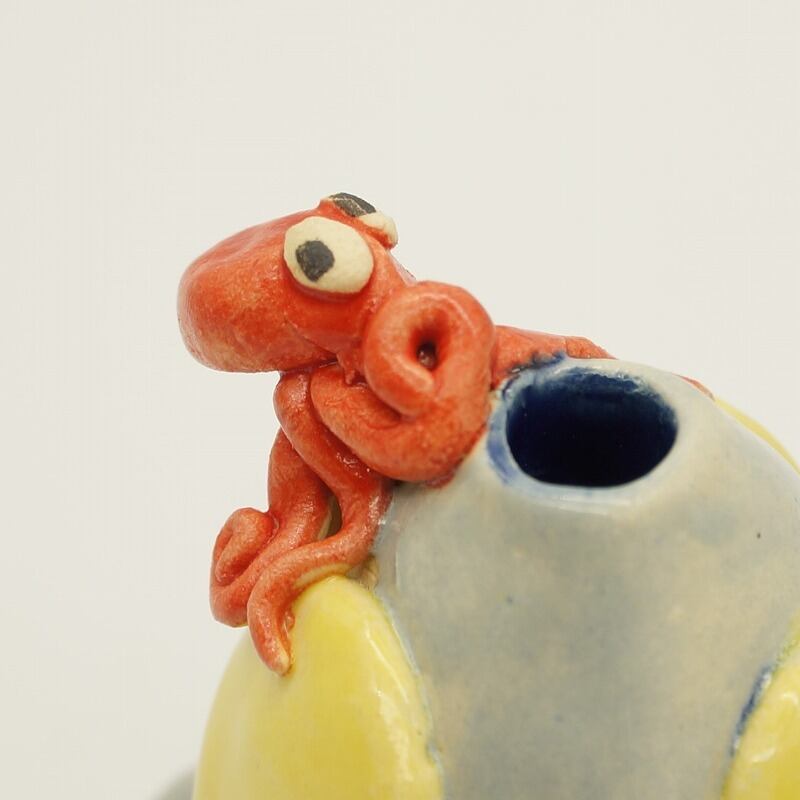たこのオブジェ 乗り物シリーズ【369（みろく）】 | 沖縄の工芸品
