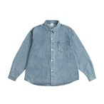 OUT AFTER DARK Denim Shirt -Light blue-　[T0071]