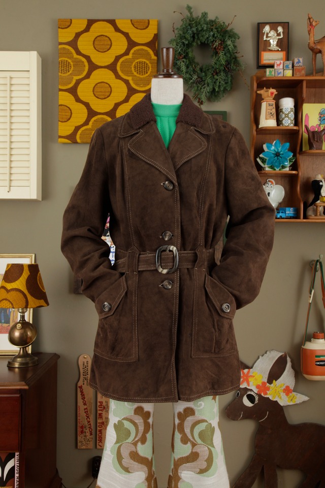 1960s-1970s Nubuck leather jacket