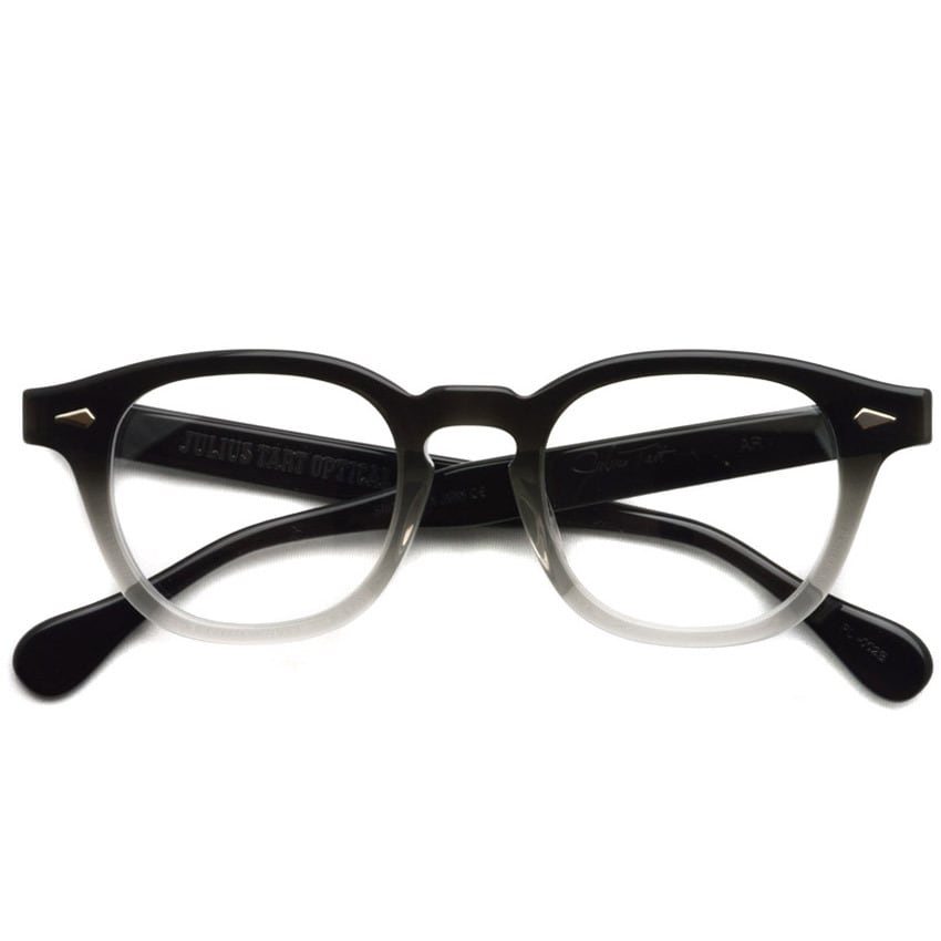 JULIUS TART OPTICAL / AR / ブリッジ:22ｍｍ / Black Clear Fade