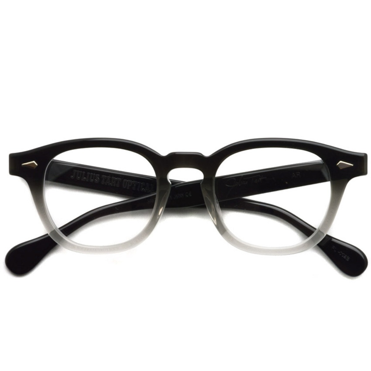 JULIUS TART OPTICAL / AR / ブリッジ:22mm / Black Clear Fade  
