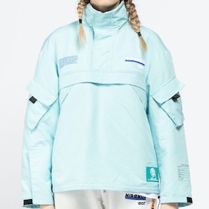 SALE 送料無料【HIPANDA ハイパンダ】レディース ブルゾン WOMEN'S ANORAK / BLACK・LIGHT BLUE