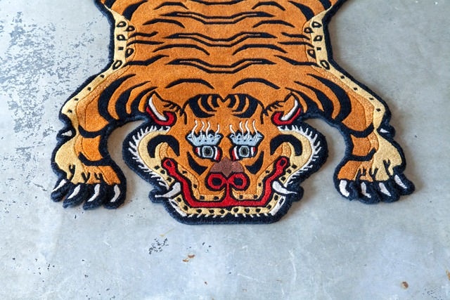 Tibetan Tiger Rug 《Sサイズ•プレミアムウール035》チベタンタイガーラグ