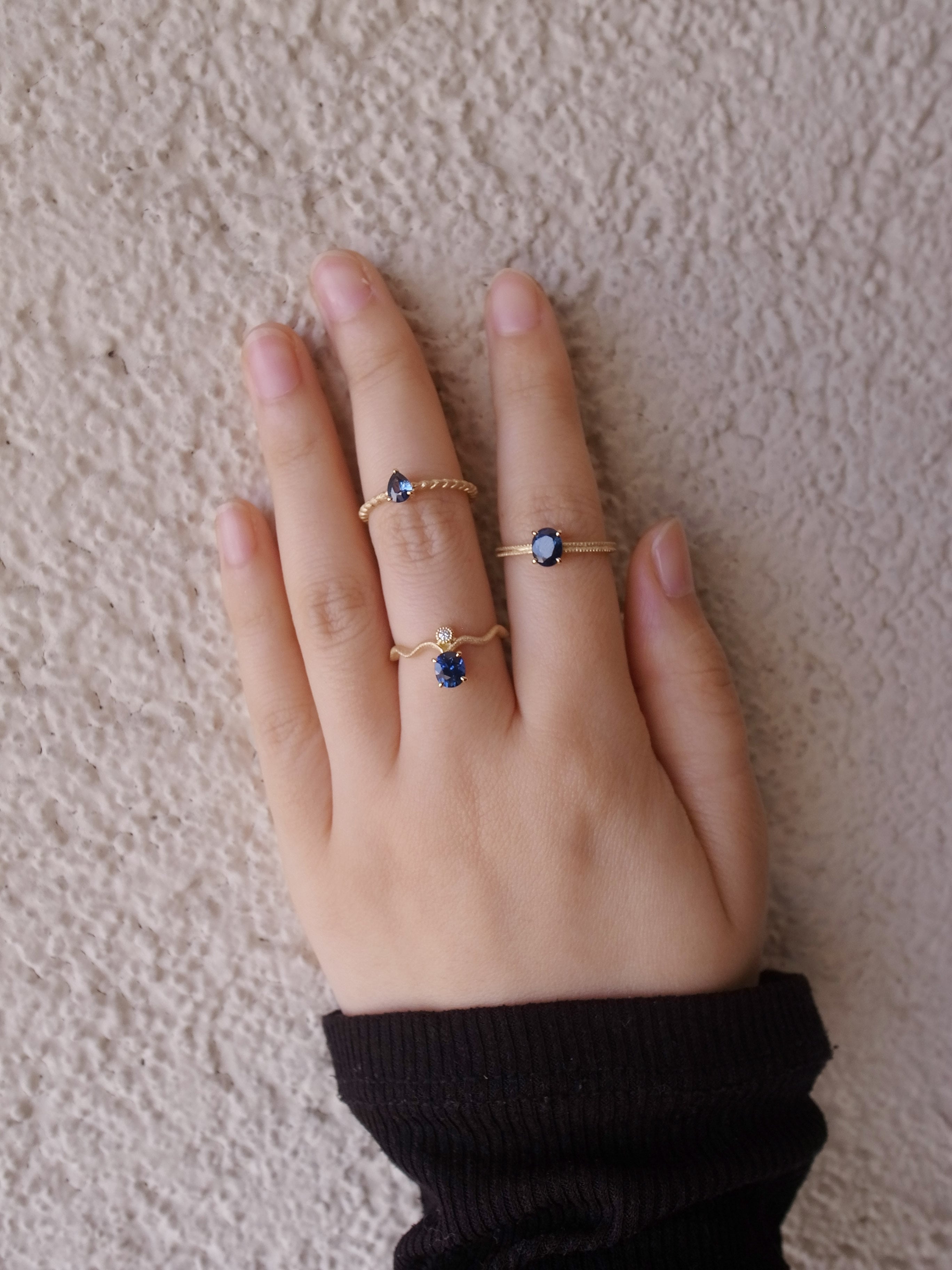 K18）Blue Sapphirei（ブルーサファイヤ）Ring | Thalatta